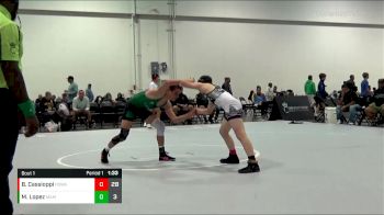 106 lbs Finals (2 Team) - Bruno Cassioppi, POWA vs Mikey Lopez, Black Mambas