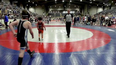 88 lbs Quarterfinal - Riley Frierson, Roundtree Wrestling Academy vs Michael Stoker, Dendy Trained Wrestling