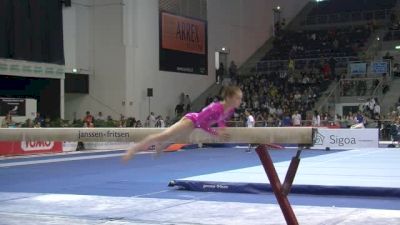 USA, Norah Flatley, 14.7 BB, Team/AA Finals - Jesolo 2015