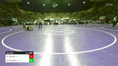 128 lbs Consolation - Eduardo Munoz, Cesar Chavez vs Dominic Marquez, Paso Robles