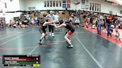 85B Round 3 - Tristin King, Eldon Takedown Team vs Wyatt Shanks, Southern Boone Wrestling Club