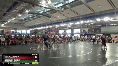 106 lbs 2nd Wrestleback (16 Team) - Brendon Clark, Florida Pitbulls vs Jakoby Odineal, Ground Zero WC