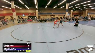 122 lbs Round 3 - Mariah Smith, Jflo Trained vs Madison Pena, Lubbock Wrestling Club