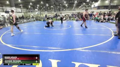 285 lbs Round 2 (4 Team) - Dominik Richard, THRACIAN GLADIATOR WC vs River Houck, GRAPPLERS GARAGE