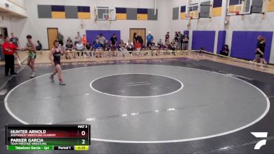 120 lbs Cons. Round 5 - Hunter Arnold, Southwest Wrestling Academy vs Parker Garcia, Team Prestige Wrestling