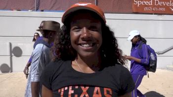 Future Longhorn Teahna Daniels at Tx Relays