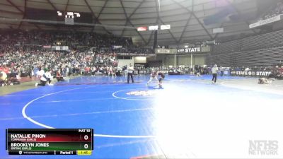 Girls 1B/2B/1A/2A 120 Quarterfinal - Brooklyn Jones, Orting (Girls) vs Natallie Pinon, Toppenish (Girls)