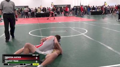 120 lbs 3rd Place Match - Timothy Tran, STRT vs Trenton Justice, LEBA