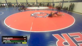 174 lbs Cons. Round 2 - Tyler Haydon, UW-Whitewater vs Liam Cote, Elmhurst College