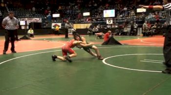 75lbs Finals Division Two Josiah Leonard (Red) vs. Dillon Badiu (Green)