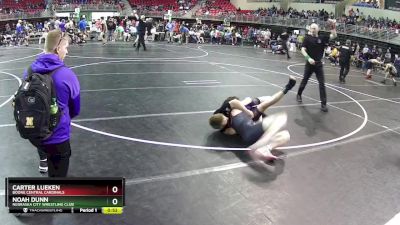 150 lbs Cons. Round 2 - Carter Lueken, Boone Central Cardinals vs Noah Dunn, Nebraska City Wrestling Club