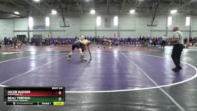 197 lbs Quarterfinal - Beau Yineman, Wisconsin-Oshkosh vs Jacob Badger, Augustana (IL)