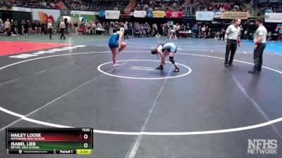 132G Semifinal - Isabel Lieb, Bethel High School vs Hailey Loose, Hutchison High School