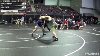 220lbs Quarter-finals Lucas Ready (MI) vs. Cole Nye (PA)