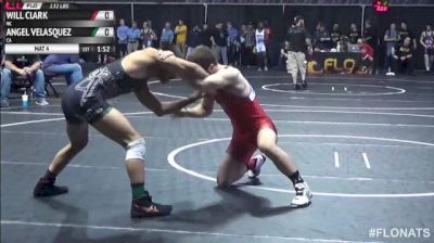 132lbs Quarter-finals Will Clark (NC) vs. Angel Velasquez (CA)