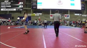 195lbs Semi-finals David Chadd (Lancaster) vs. Cash Wilcke (Western Iowa Elite)