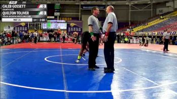 285lbs Semi-finals Quelton Toliver (Major Decision Wrestling Club) vs. Caleb Gossett (County Elite)