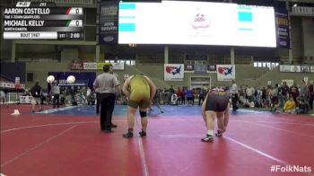 285lbs Semi-finals Michael Kelly (North Dakota) vs. Aaron Costello (The F)