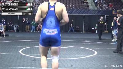 182lbs Semi-finals Triston Engle (NY) vs. Dylan Wisman (VA)