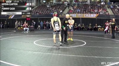 132lbs Semi-finals Jaydin Clayton (MO) vs. Tommy Cash (IN)