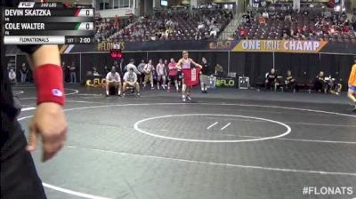 160lbs Semi-finals Devin Skatzka (MI) vs. Cole Walter (PA)