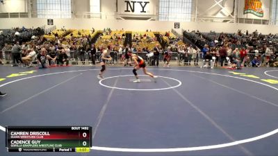 101 lbs Champ. Round 2 - Camren Driscoll, Olean Wrestling Club vs Cadence Guy, Gorilla Grapplers Wrestling Club