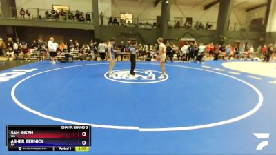 150 lbs Champ. Round 3 - Sam Aiken, WA vs Asher Bernick, AK