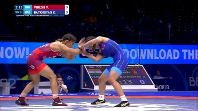 53 kg Qualif. - Vinesh Vinesh, India vs Khulan Batkhuyag, Mongolia