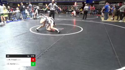 90 lbs Round Of 32 - Mason Frisoli, Northampton vs Colin Harter, Bellefonte