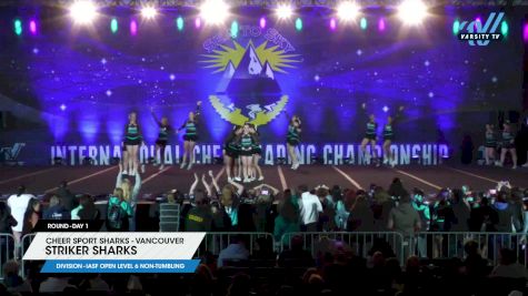 Cheer Sport Sharks - Vancouver - Striker Sharks [2024 IASF Open Level 6 Non-Tumbling Day 1] 2024 Sea to Sky International Cheer & Dance Championship