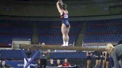 Giana O'Connor On Beam, Training 2015 NCAAs