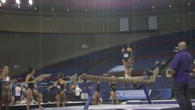 Erin Macadaeg Beam Warmup, Training 2015 NCAAs