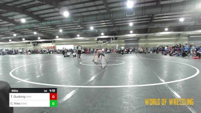 95 lbs Round Of 64 - Traevon Ducking, Contender Wrestling Academy vs Carver Hinz, Big Game Wrestling Club