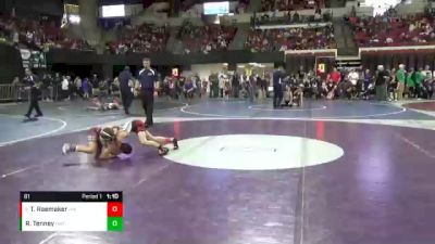 81 lbs Semifinal - Taegue Raemaker, Project Wrestling vs Robert Tenney, Billings Wrestling Club