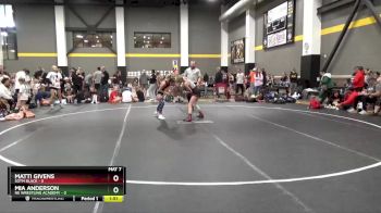 100 lbs Round 4 (6 Team) - Mia Anderson, NE Wrestling Academy vs Matti Givens, SOTM Black