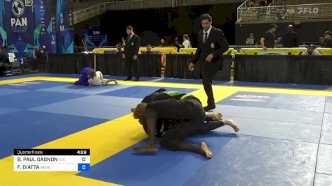 BRANDON PAUL GAGNON vs FRANCOIS DIATTA 2024 Pan Jiu Jitsu IBJJF Championship