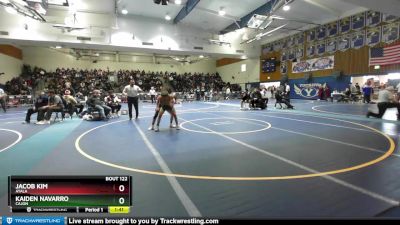 113 lbs Champ. Round 2 - Jacob Kim, Ayala vs Kaiden Navarro, Cajon