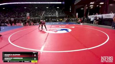 110 lbs Quarterfinal - Avianca Guzman, Laramie vs Rebekah Anderson, Moorcroft