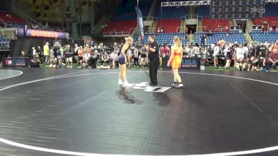 132 lbs Cons 32 #1 - Amber Louderback, Illinois vs Olivia Byington, Utah