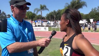 Dior Hall wins 100H at Mt. Sac