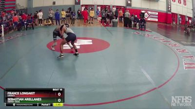 132 lbs Champ. Round 1 - France Longakit, Legacy vs Sebastian Arellanes, Sierra Vista