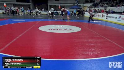 7A 220 lbs Quarterfinal - Alexander Baca, Foley vs Kalob Johnstone, Chelsea