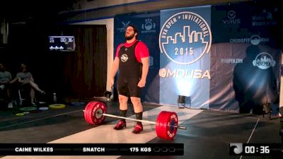 RVA Men's Invitational Caine Wilkes Snatch 175 Kgs