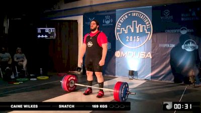 RVA Men's Invitational Caine Wilkes Snatch 169 Kgs