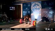 RVA Men's Invitational Matt Bergeron CJ 155 Kgs