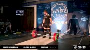 RVA Men's Invitational Matt Bergeron CJ 150 Kgs