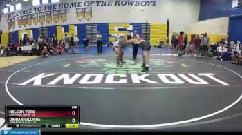 220 lbs Round 7 (8 Team) - Nelson Toro, Southside Mafia vs Darian Gillians, Alpha Dogz Elite