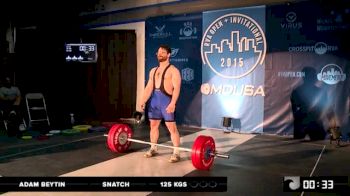 RVA Men's Invitational Adam Beytin Snatch 125 Kgs