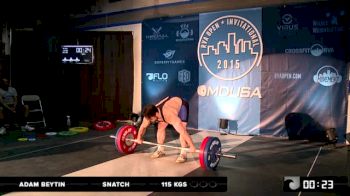 RVA Men's Invitational Adam Beytin Snatch 115 Kgs