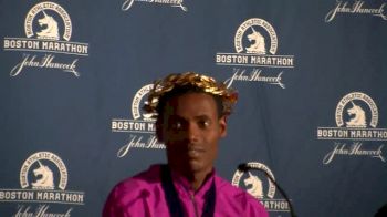 Lelisa Desisa wins 2nd Boston title, "This medal is for me"